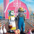 Puzzle - Art puzzle - Fermieri